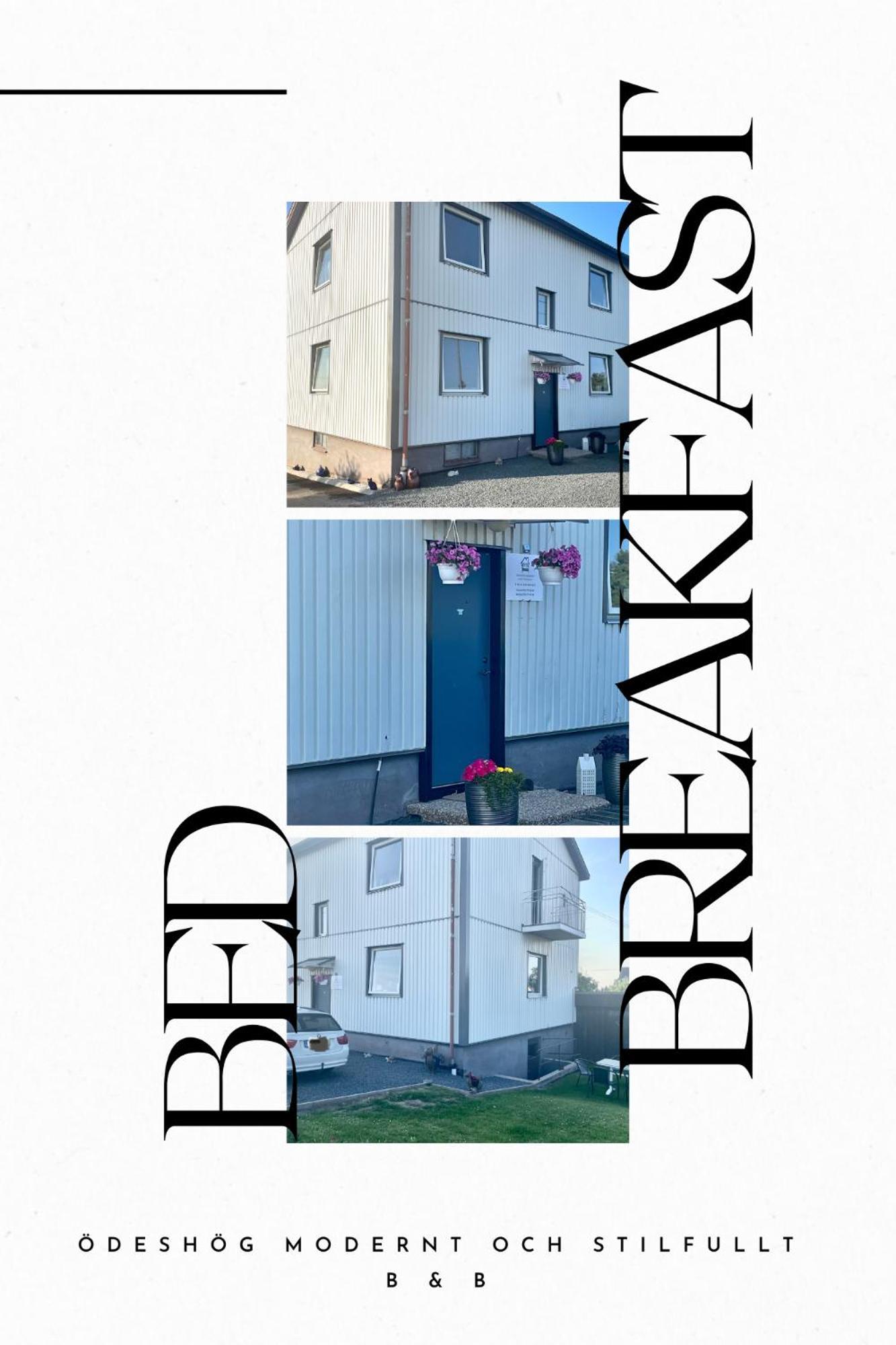 Oedeshoeg Modernt Och Stilfullt B&B Exterior foto